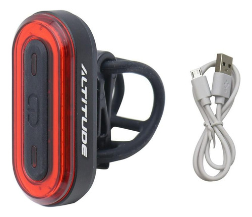 Luz Trasera Ciclismo Altitude 50 Lm Negra Color Negro