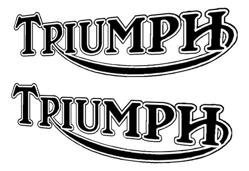 Sticker Motos Calcomania Vinil - Triumph Logo Original