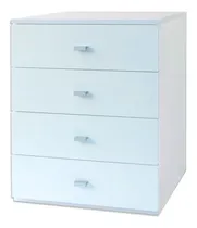Comprar Cajonera Amube Cajonera Melamina BLANCA 4 cajones color blanco