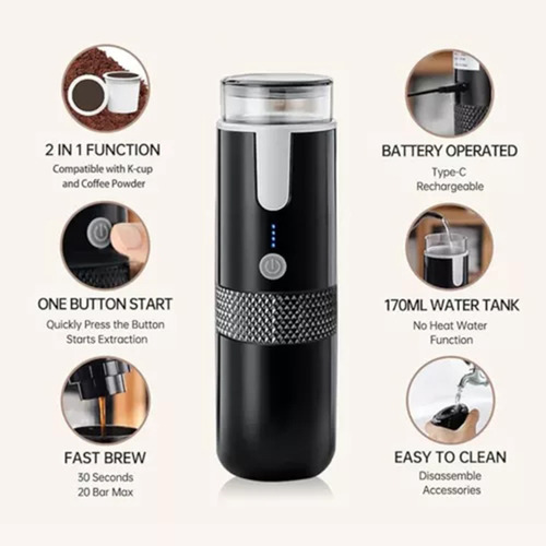 Cafetera Portátil De Cápsulas