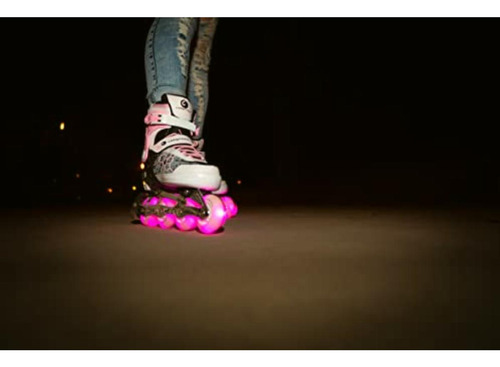 Lionix Pro Set De 4 Ruedas Con Luz Led Para Patines En