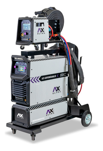 Soldadora Mig/mag 500a Industrial Axtech Axt-supermig500lcd