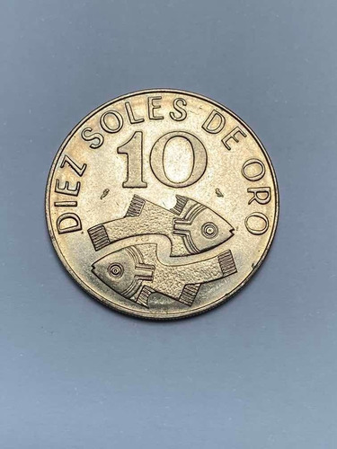 Moneda 10 Soles De Cupronickel Año 1969 Buen Estado