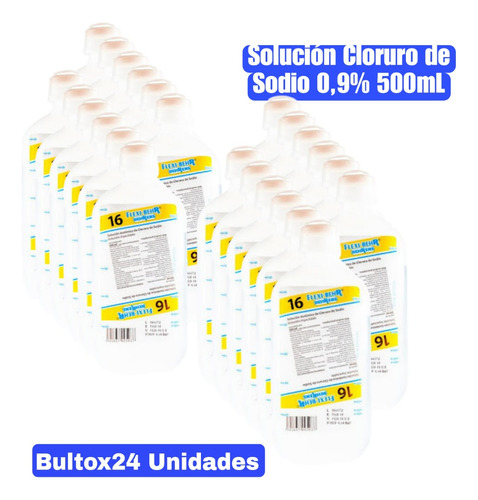Solución Salina Cloruro De Sodio Beherens 0.9% Bultox24 