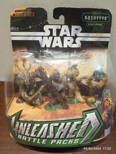 Star Wars Battle Packs Unleashed Wookiee Warriors Del 2005