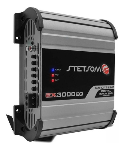 Módulo Amplificador Stetsom Ex3000eq 3000w Rms 1 Canais 2 Ch