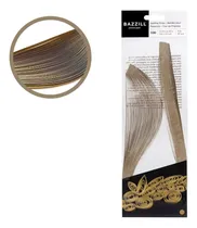 Comprar 100 Tiras Papel Filigrana Doradas Quilling Tarjeta Decorar