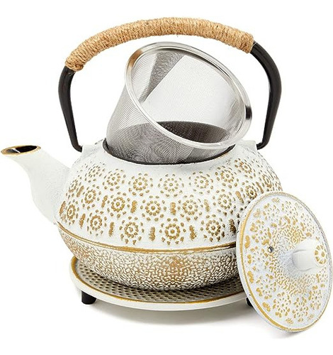 Tetera Japonesa Juvale, Hierro Fundido, Con Infusor, 800 Ml