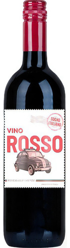 Vinho Italiano Sogno Italiano Vino Rosso Meio Seco 750ml