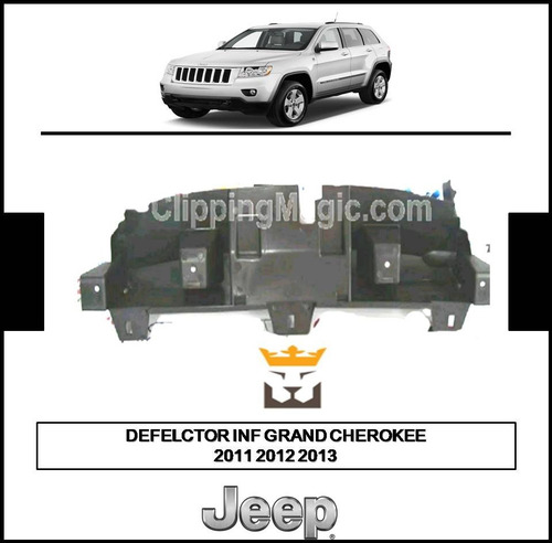 Deflector Soporte Inf Radiador Grand Cherokee 2011 2012 2013