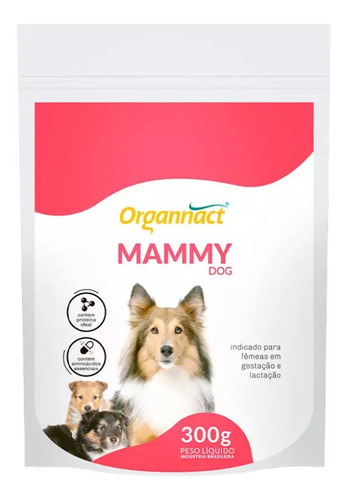 Mammy Dog Pó Sache 300g Vitamina Pet Gestantes Organnact