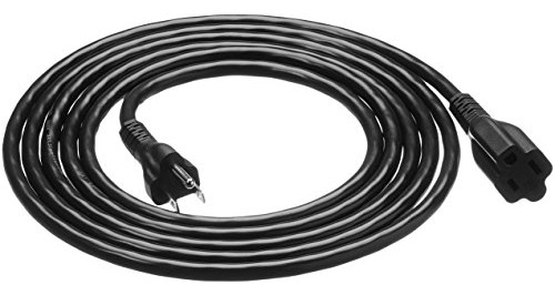 Cable De Extensión De 10 Pies, 13 Amperios, 125 V, Neg...