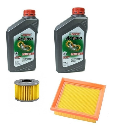 Kit Service Tornado 2 Aceite Castrol +filtros Aceite Y Aire