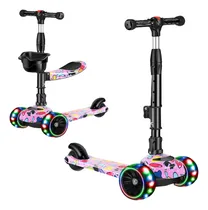 Comprar Clrkualn Patinete 2 En 1 Para Niños De 3 A 8 Años, Patinete