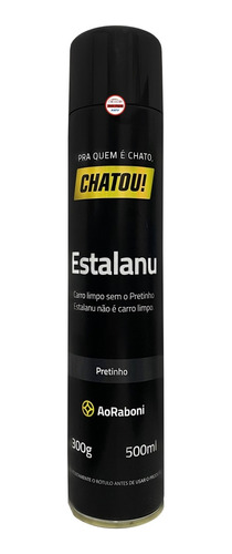 Estalanu Spray 500ml Pneu Pretinho Alto Brilho Aoraboni