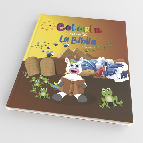 Imagen 5 de 7 de Biblia Para Niños - Set 4 Libros Colorin Cuenta La Biblia