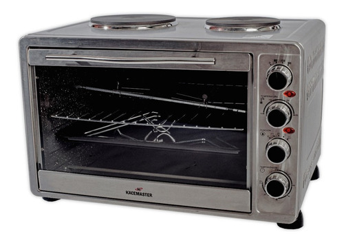 Horno Electrico Kacemaster - 60 Litros + 2 Anafes - Spiedo