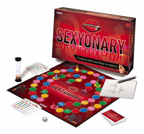 Imagen 5 de 10 de Sexyonary Juego De Mesa Adolescentes Adultos Original Toyco