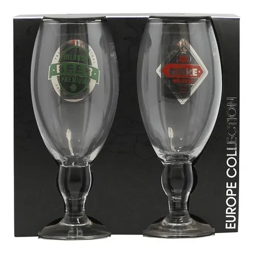comprar Set 2 Copón Cervecero - Glasso ® (diseño Aleatorio) Color Transparente