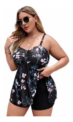 Tankini Traje De Baño Tallas Extras 0xl A 4xl