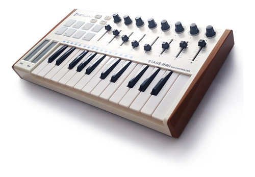 Imagen 2 de 8 de Teclado Controlador Midi Keyland Stage Mini 25 Teclas