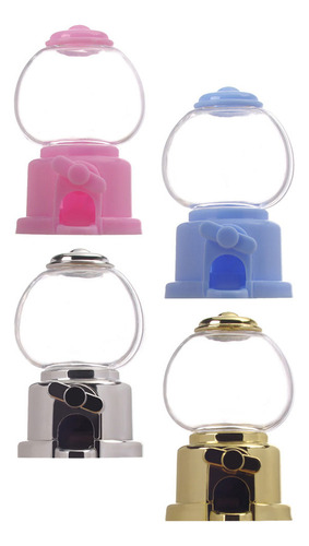Máquina Manual De Doces Gashapon Machine Candy Box 4 Unidade