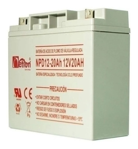 Imagen 2 de 2 de Bateria Ciclo Profundo 12v 20ah Sistema Solar