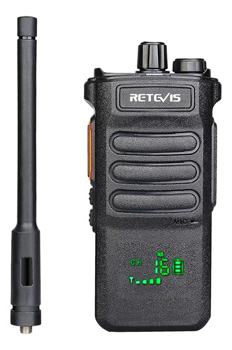 Radio Walkie Talkie Uhf Largo Alcance Con Usb Retevis Rt86