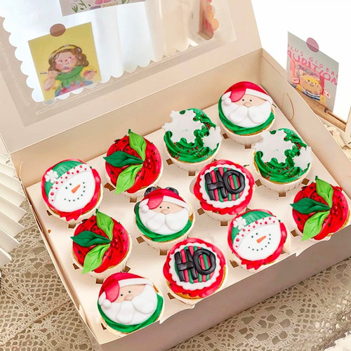 Capacidad Para 12 Cajas De Cartón Para Cupcakes.