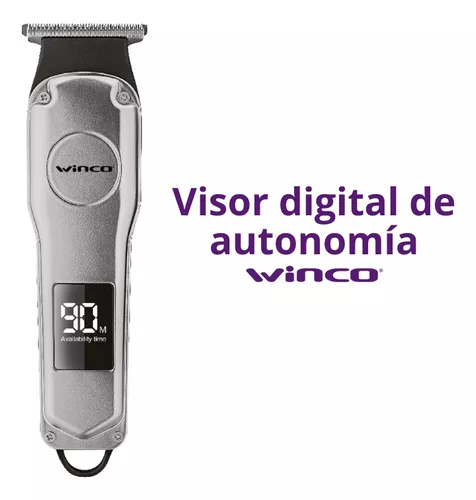 Maquina De Cortar Pelo Barba Inalambrica Digital Winco W821