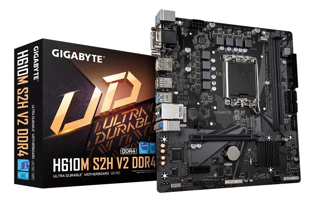 Motherboard Gigabyte H610m S2h V2 Ddr4 Lga1700