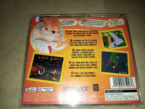 Bubsy 3d Para Ps1 FĂsico Original (no Crash,silent,resident) (Usado)