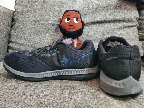 Tenis Zoom Run Black 27cm Trail Grey Air Flyknit Epic React (Usado)