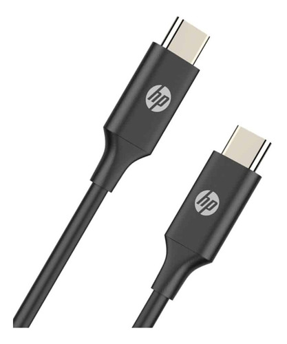 Cable Hp Usb-c A Usb-c Carga Rápida Trasferencia Y Carga Color Negro