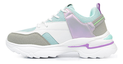 Imagen 4 de 8 de Tenis Emies Azul Para Niña Los Gomosos
