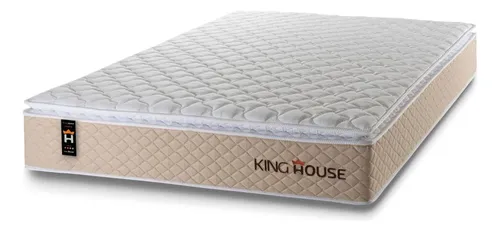 comprar Colchão King Size Alford 193x203x28 Bege C\u002F Molas Ensacadas
