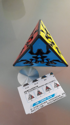 Cubo Rubik Piramide De Engranajes, Rotacion Rapida Timur Ev