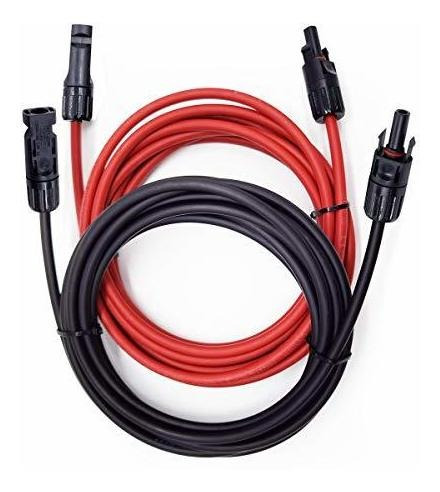 Bangckier 10awg Cable De Extensión Solar, Cable Adaptador De