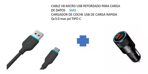 Cargador De Coche Usb De Carga Rápida Qc3.0+pd Tipo C - ELE-GATE