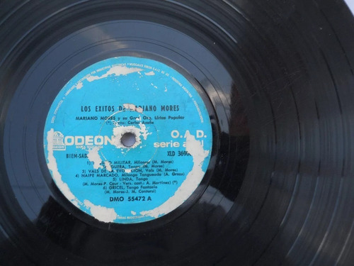 Vinilo Solo Disco Los Exitos De Mariano Mores Sin Tapa (Usado)