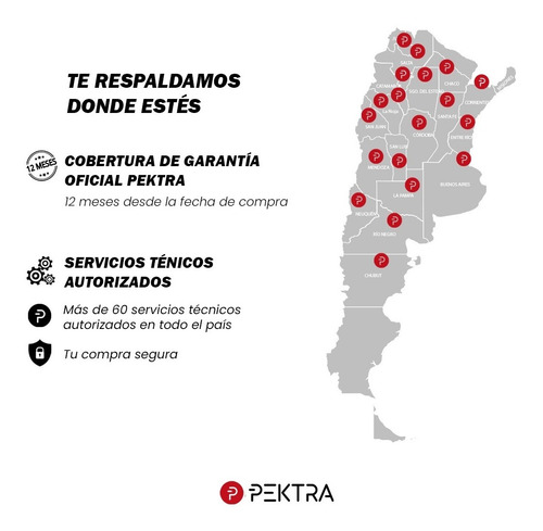 Imagen 9 de 10 de Batidora De Mano Pektra Blanca Y Rojo 220v 300w + Accesorios