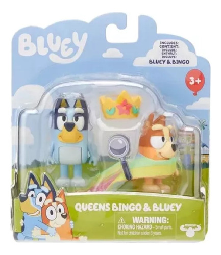 Bluey Figuras Articuladas Pack X2 + Accesorios 13082