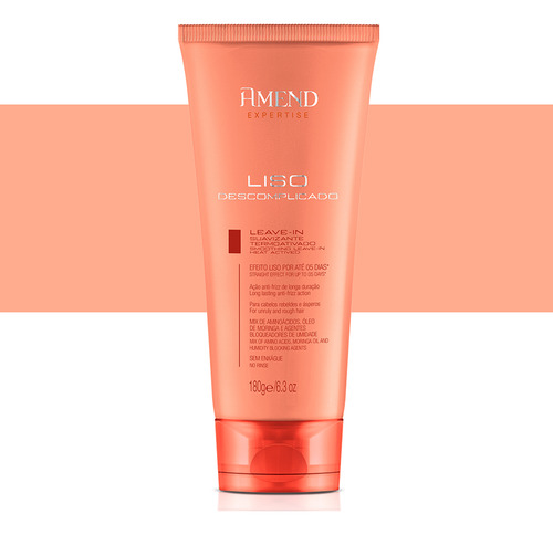 Leave In Amend Liso Sem Química Suavizante 180g