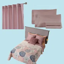 Comprar Edredon King Size Con Sabanas Y Cortinas Vianney
