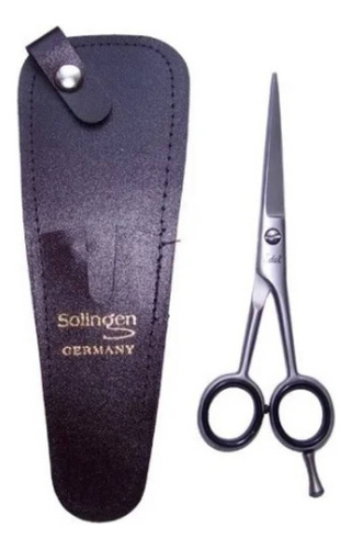 Tesoura Para Cortar Cabelo 5 Microdentada Edel Solingen Cor Cinza