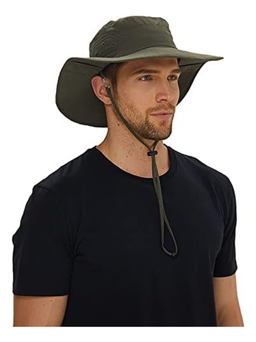 Sombrero Tnffna Upf 50+ Boonie De Malla, Ala Ancha, Gorra