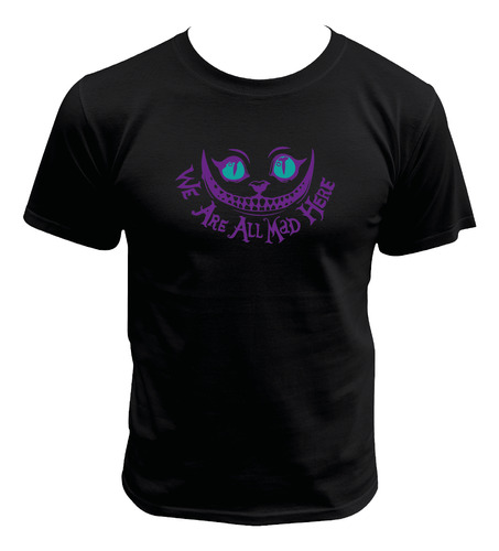 Camiseta Gato Cheshire De Alice In Wonderland Alicia