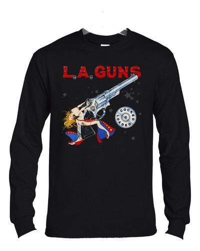 Polera Ml La Guns Cocked And Loaded Rock Abominatron