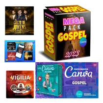 Comprar KassiaMattos Akademiadodesigner pack +500 artes editáveis gospel e igrejas 100% no Canva edição 2022 3.2 digital