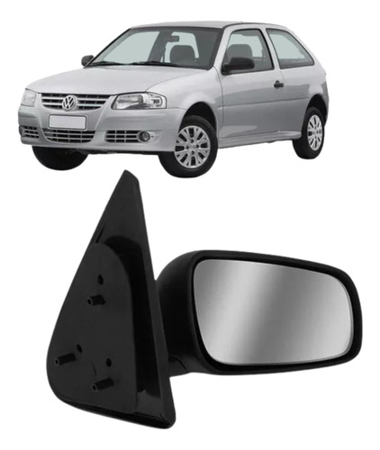 Retrovisor Gol G4 2 Portas Lado Motorista 2004 2005 Até 2014